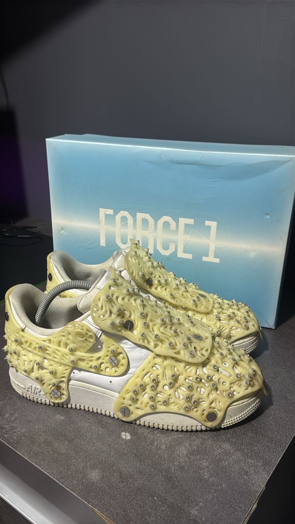 Swarovski x Nike Air Force 1 LXX White — 39, Usado