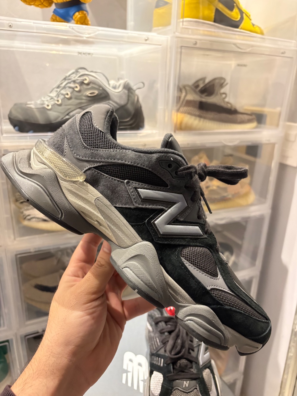 New Balance 9060 Lace Black Castlerock — 40 / 41, Novo