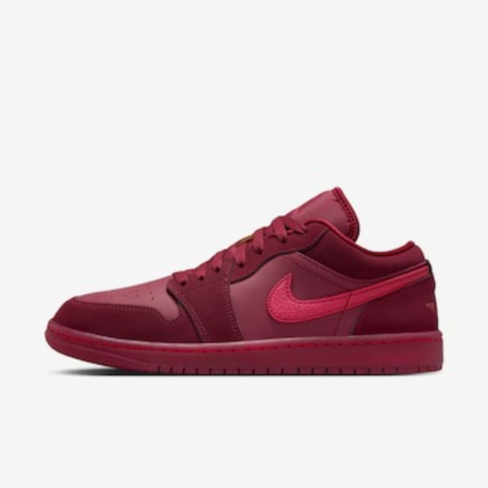 Nike Air Jordan 1 Low Valentine’s Day Team Sierra Red — 37, Novo