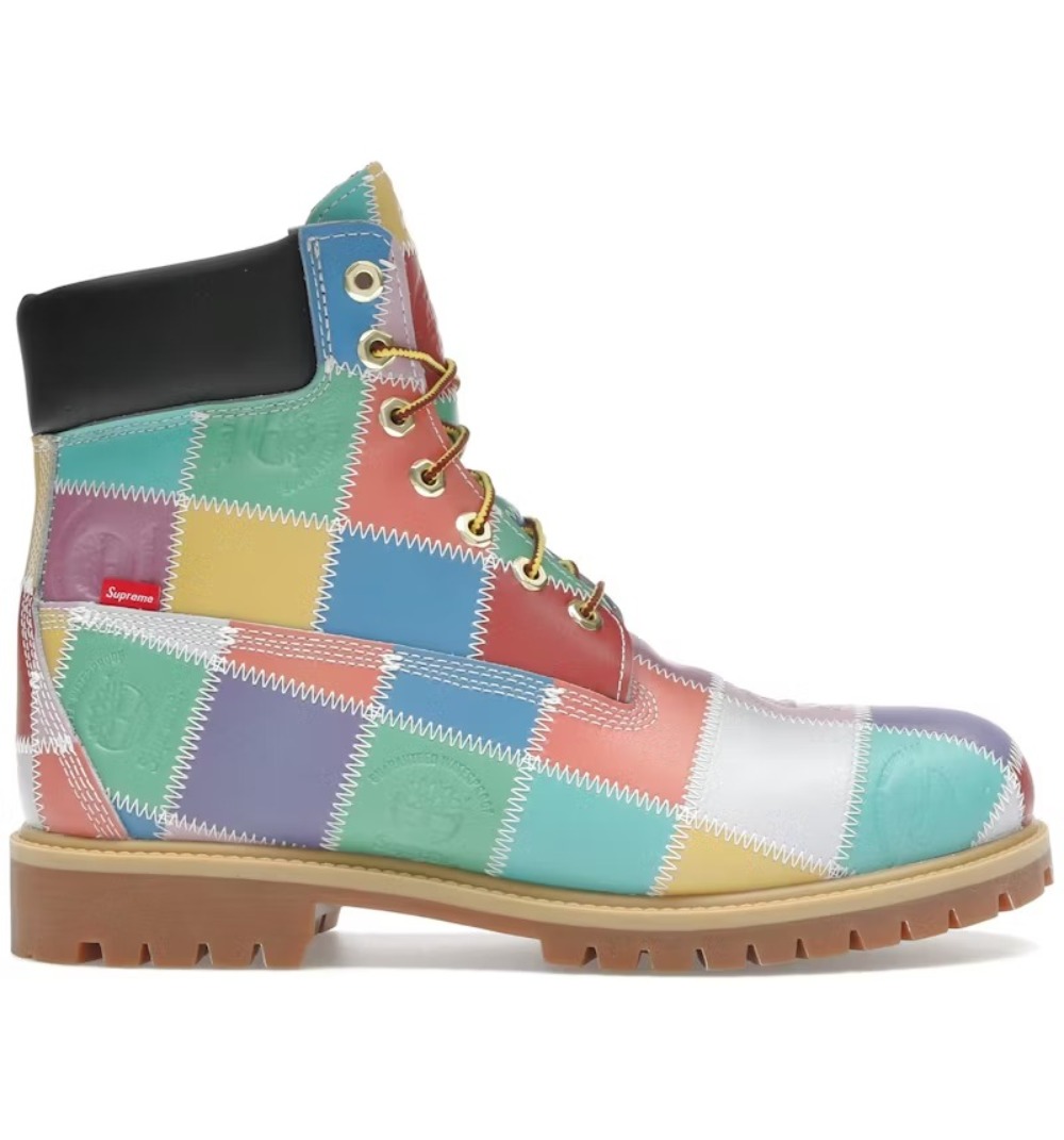 Supreme x Timberland Bota 6" Premium Waterproof Multi-Color