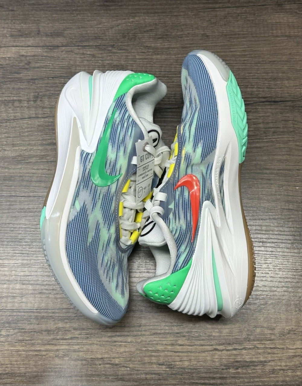 Nike Air Zoom GT Cut 2 Blue Green Gum — 38 / 39 / 39.5 / 41 / 42 / 44, Novo