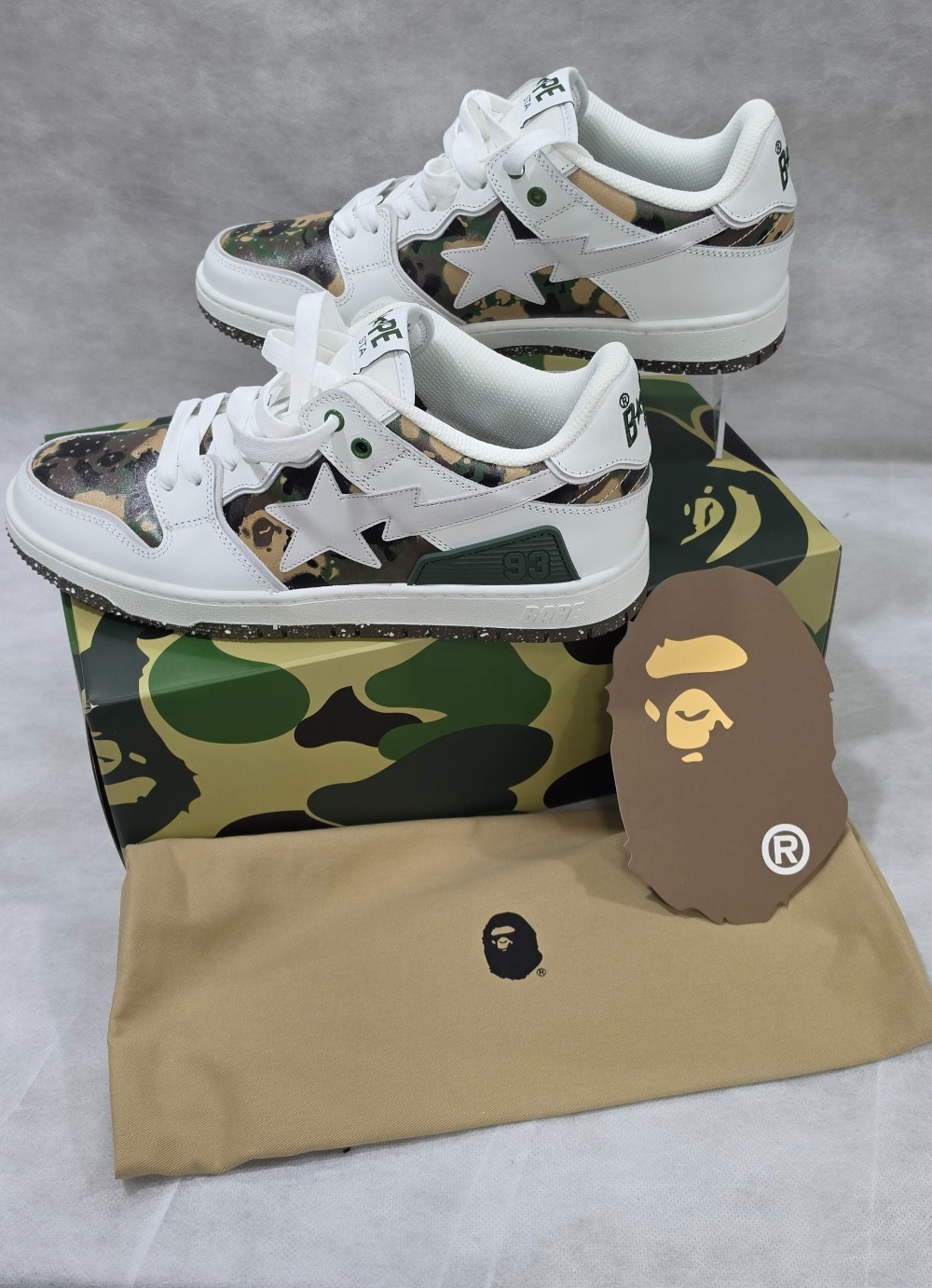 A Bathing Ape Bape SK8 Sta #2 M1 White