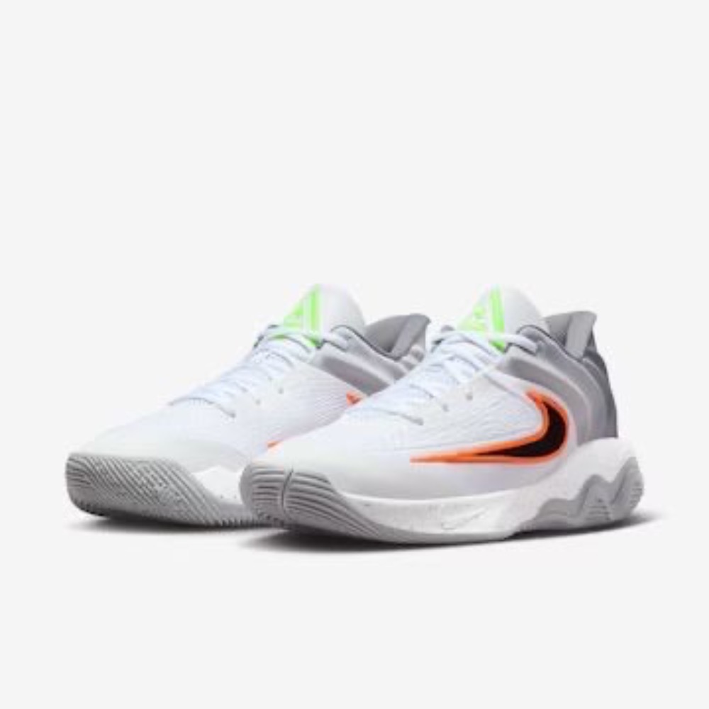 Nike Giannis Immortality 4 White Volt Wolf Grey Black — 37, Novo