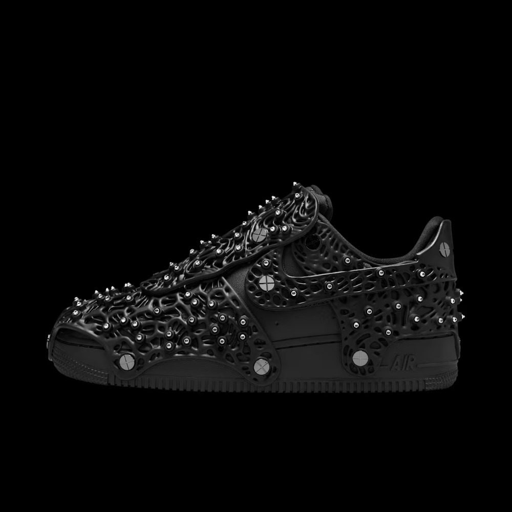 Swarovski x Nike Air Force 1 LXX Black — 35, Novo