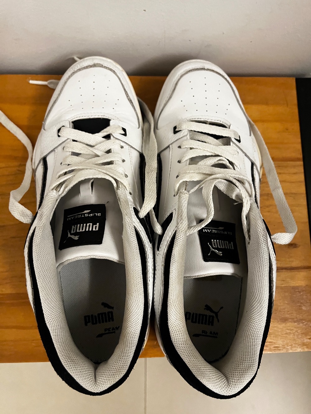 Puma Slipstream White Black — 41, Usado