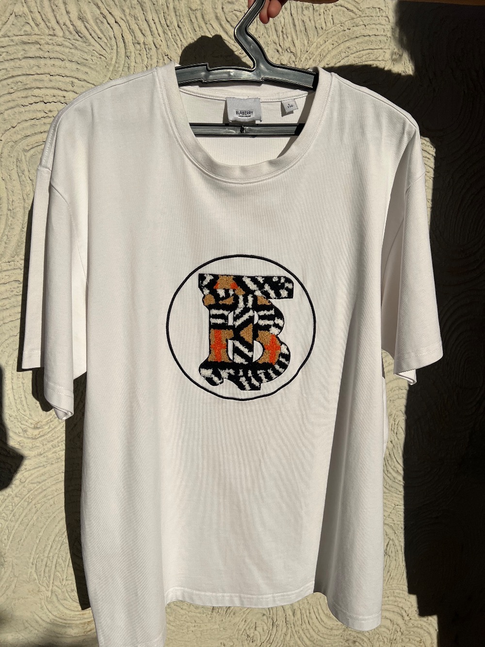 Camiseta Burberry Masculina Bordada Original