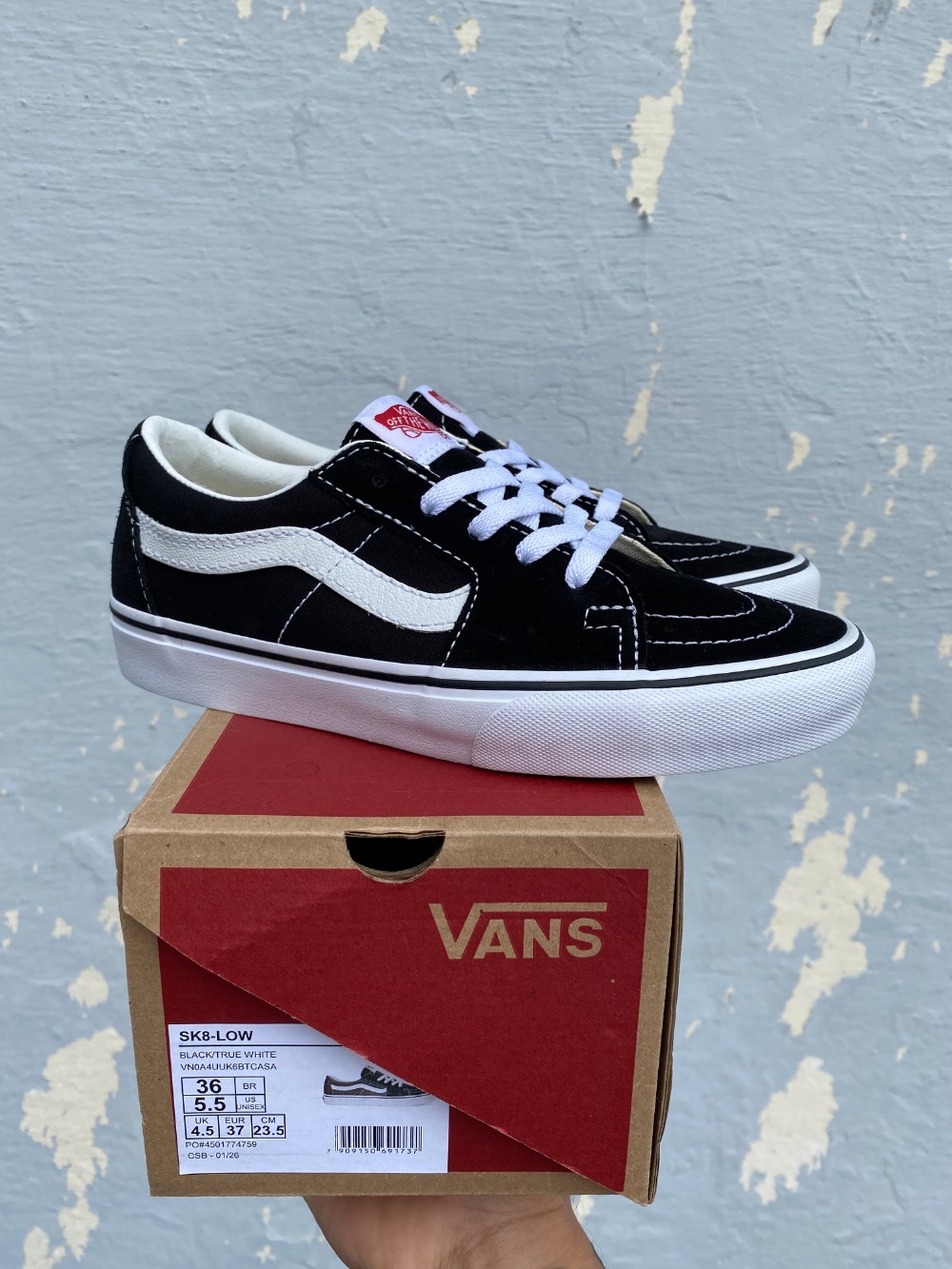 Vans SK8-Low Black White