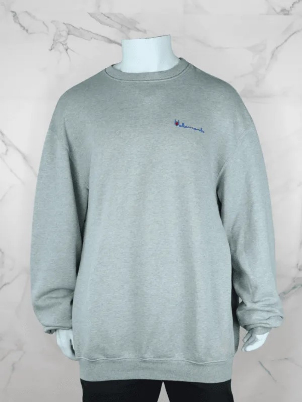 Moletom Vetements x Champions Basic Logo Cinza