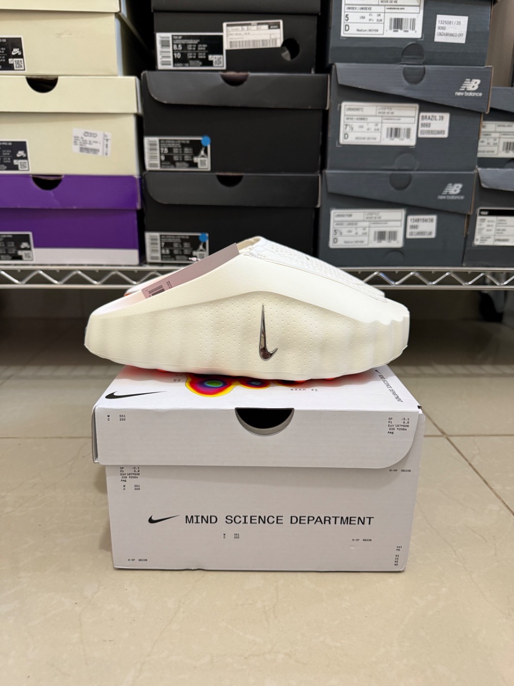 Nike Mind 001 Slide Sail Feminino — 39, Novo