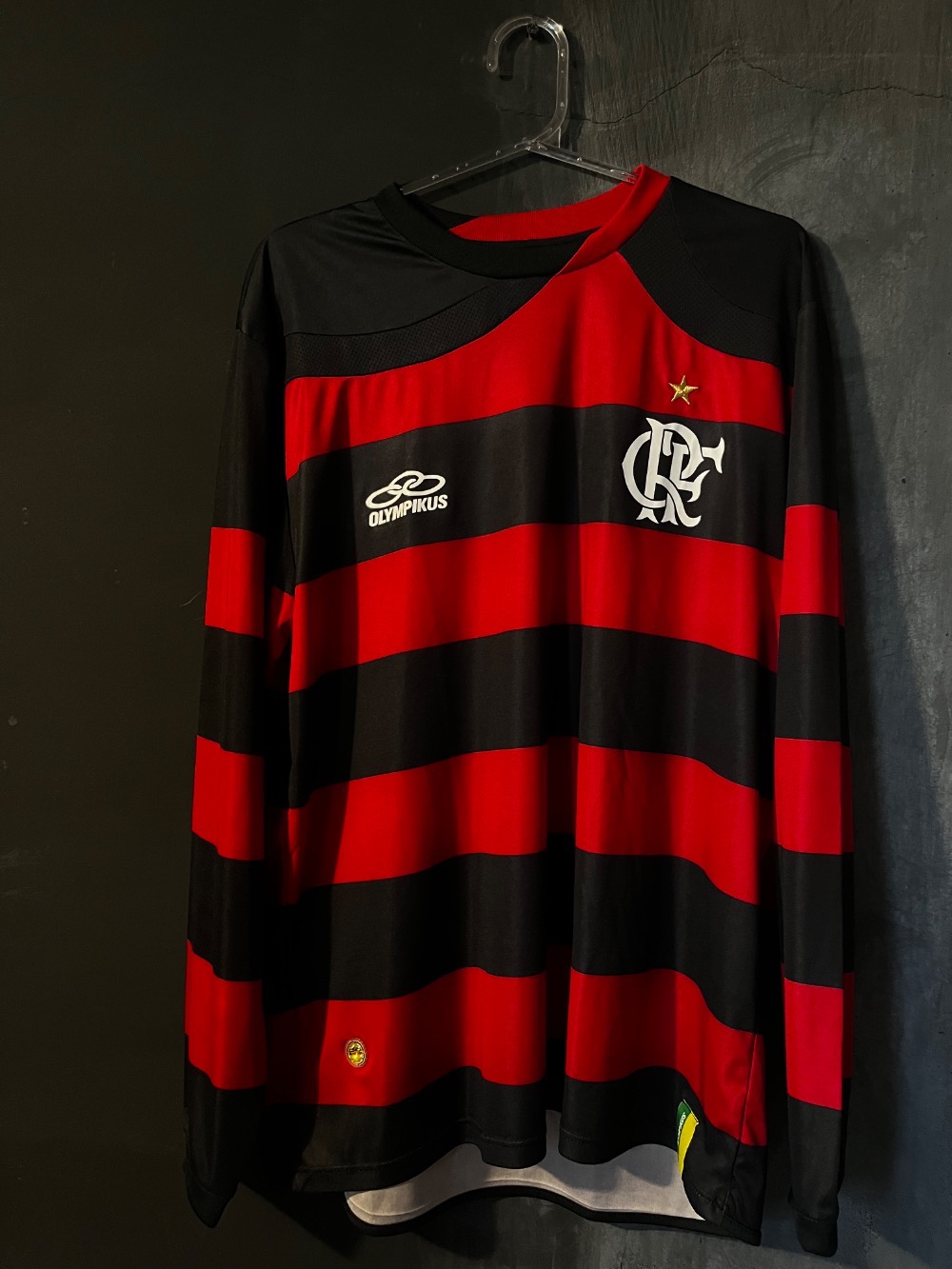 Camiseta Olympikus Flamengo 2009 Manga Longa