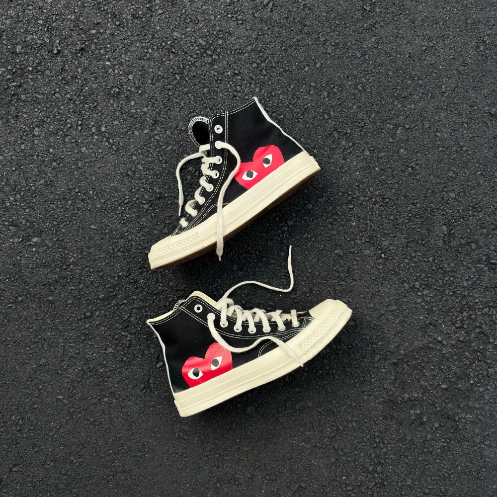 Comme des Garçons PLAY x Converse Chuck 70 Black
