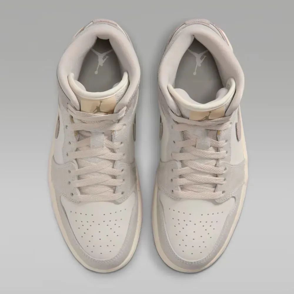 Air Jordan 1 Mid SE Grey — 38, Novo