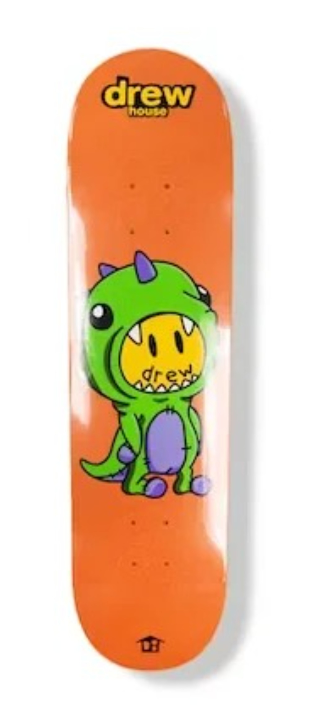 DREW HOUSE - Shape de Skate Mascot "Dino Orange"