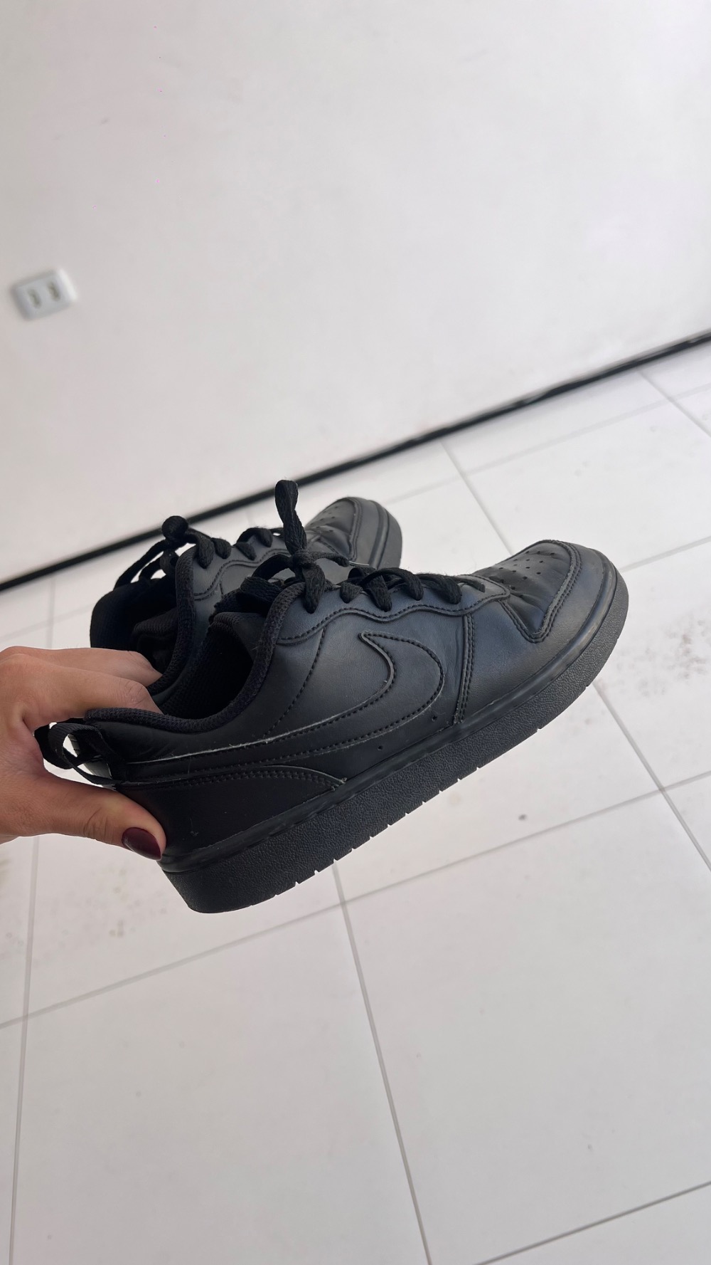 Nike Court Borough Low Recraft Infantil Black