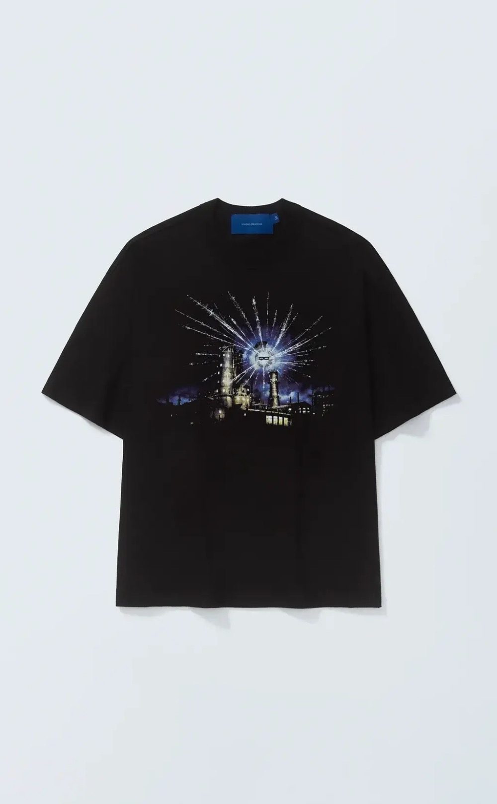 Camiseta Quadro Creations Fireflies Manufacturer Boxy Black