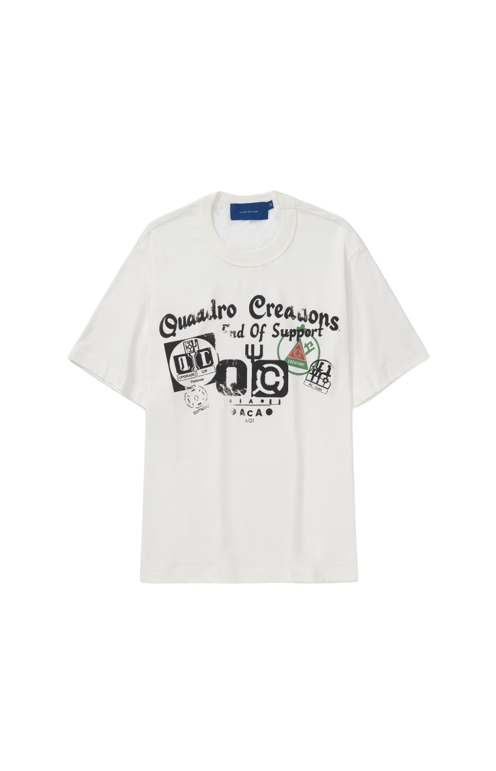Camiseta Quadro Creations Icons Regular Off-White