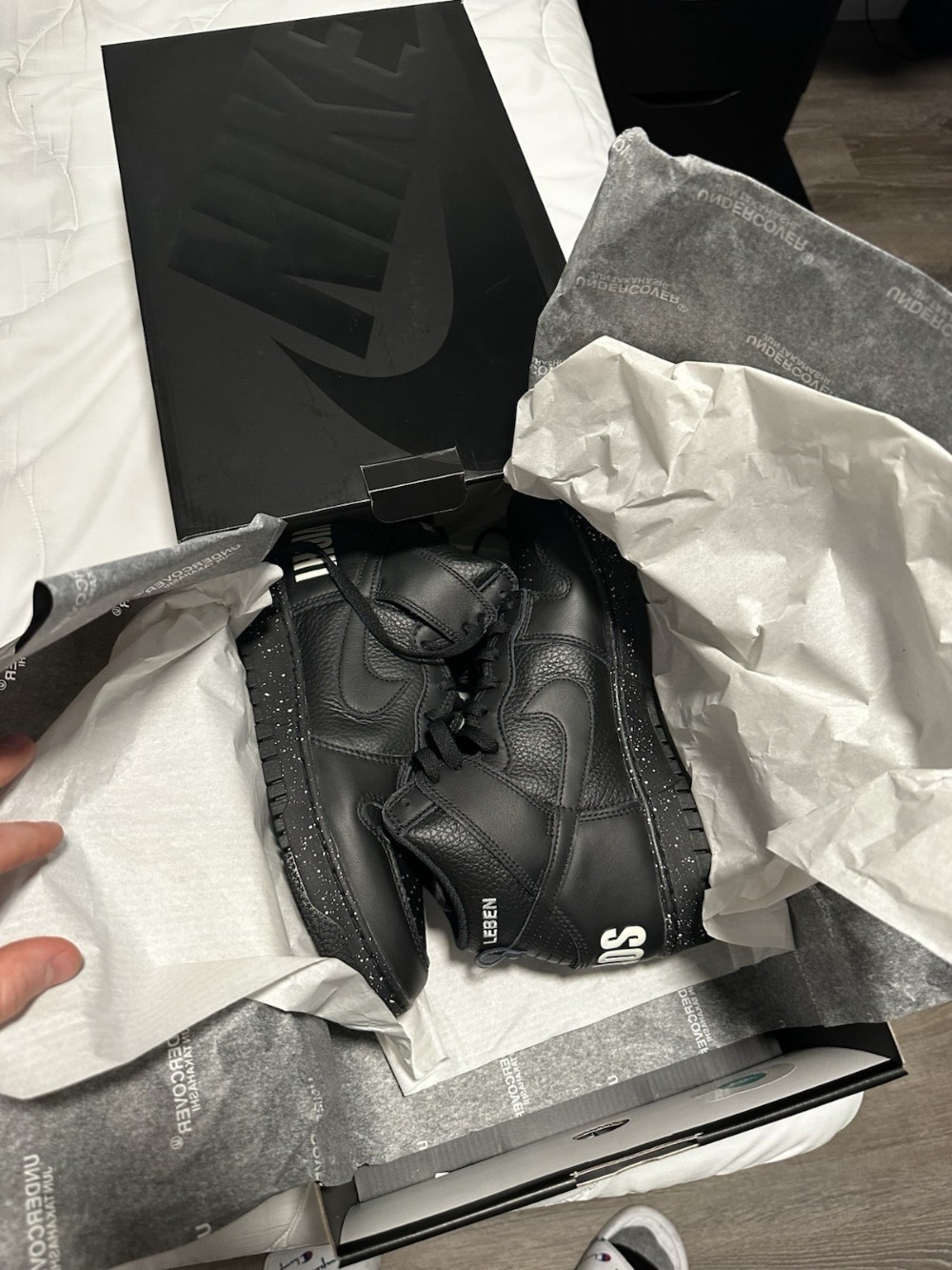 Undercover x Nike Dunk High 1985 Black — 34 / 35.5 / 36 / 37 / 37.5 / 38 / 39.5 / 41, Novo
