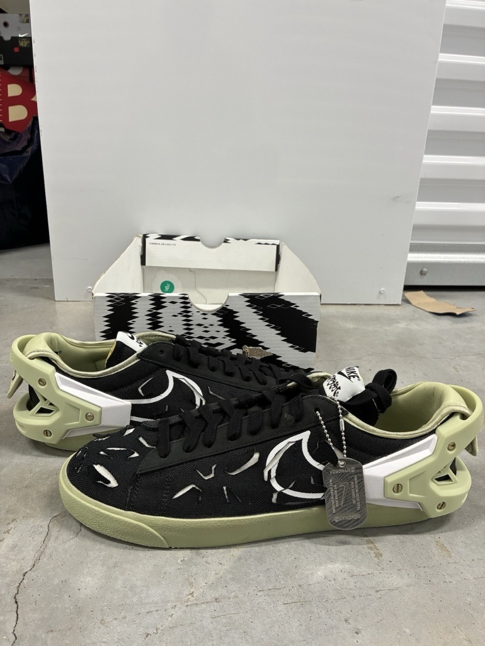 Acronym x Nike Blazer Low Black — 34 / 35 / 35.5 / 36 / 37 / 37.5, Novo