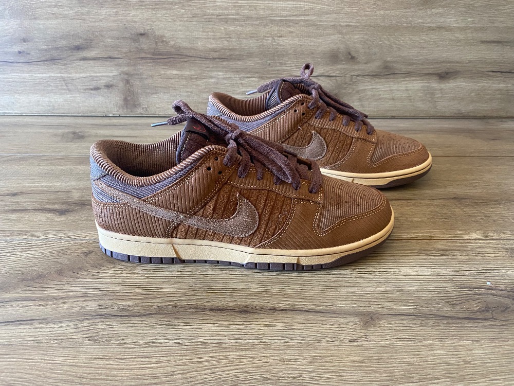 Nike Dunk Low Retro Premium Light British Tan Light Chocolate Twine — 41, Novo