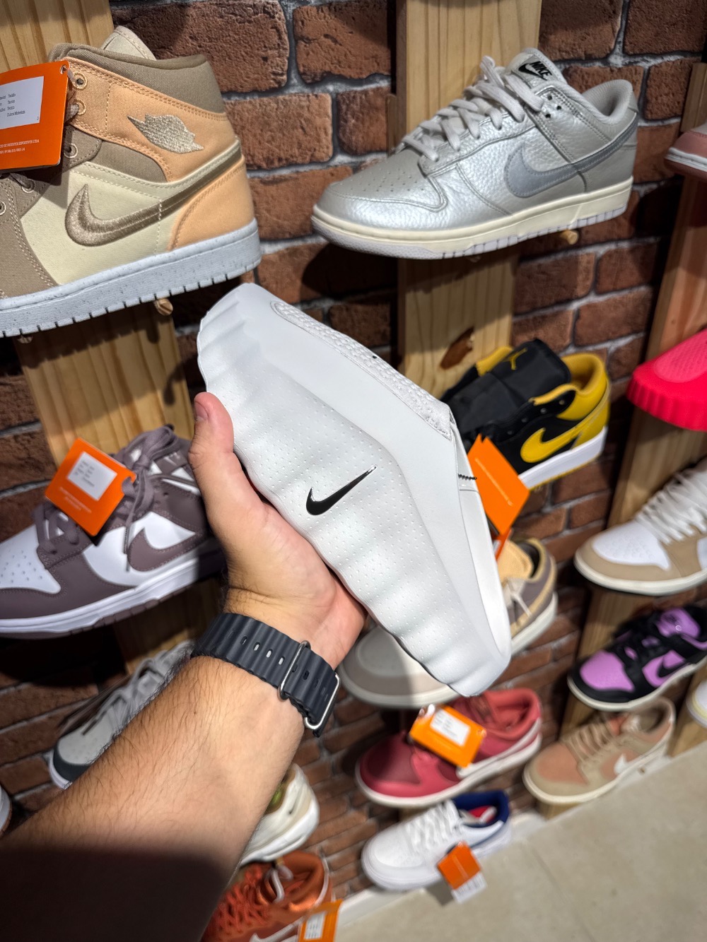 Nike Mind 001 Slide Light Smoke Grey — 36 / 39, Novo