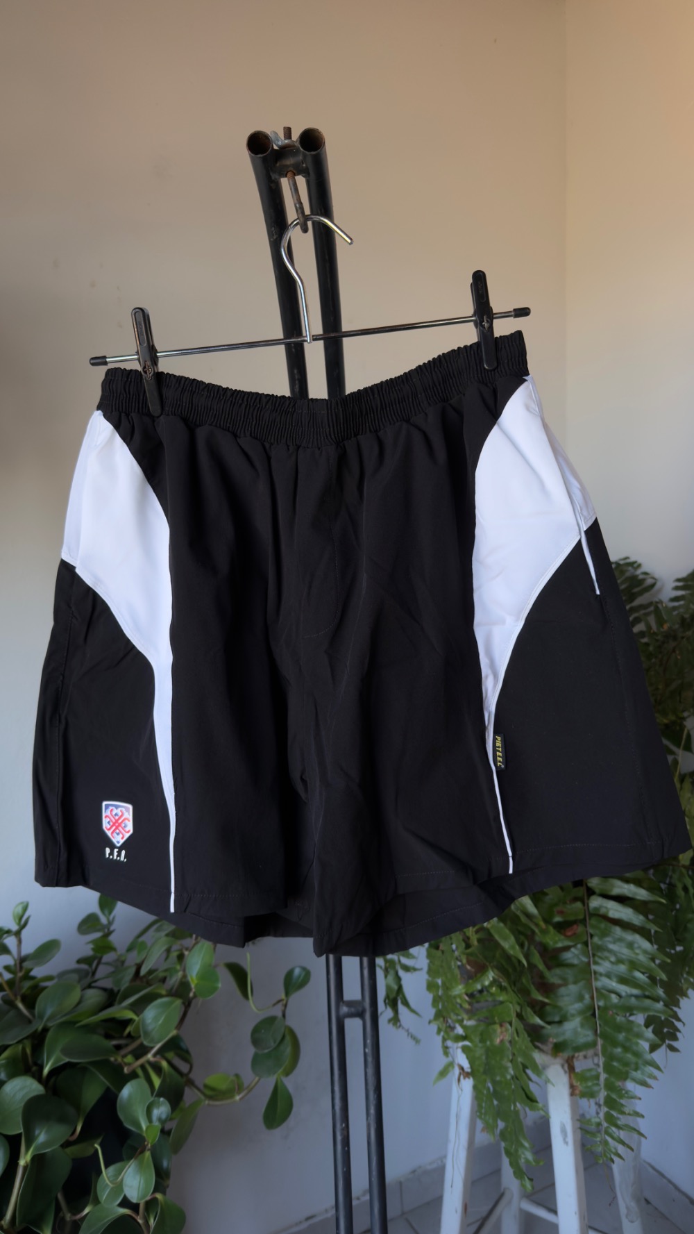 Shorts Piet Nylon Football Black — XG, Novo