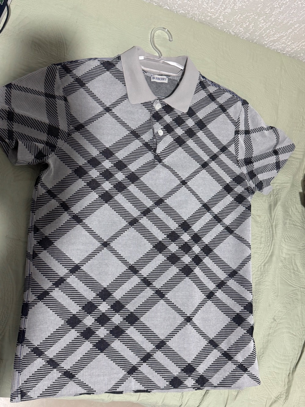Burberry Polo shirt Xadrez em algodão