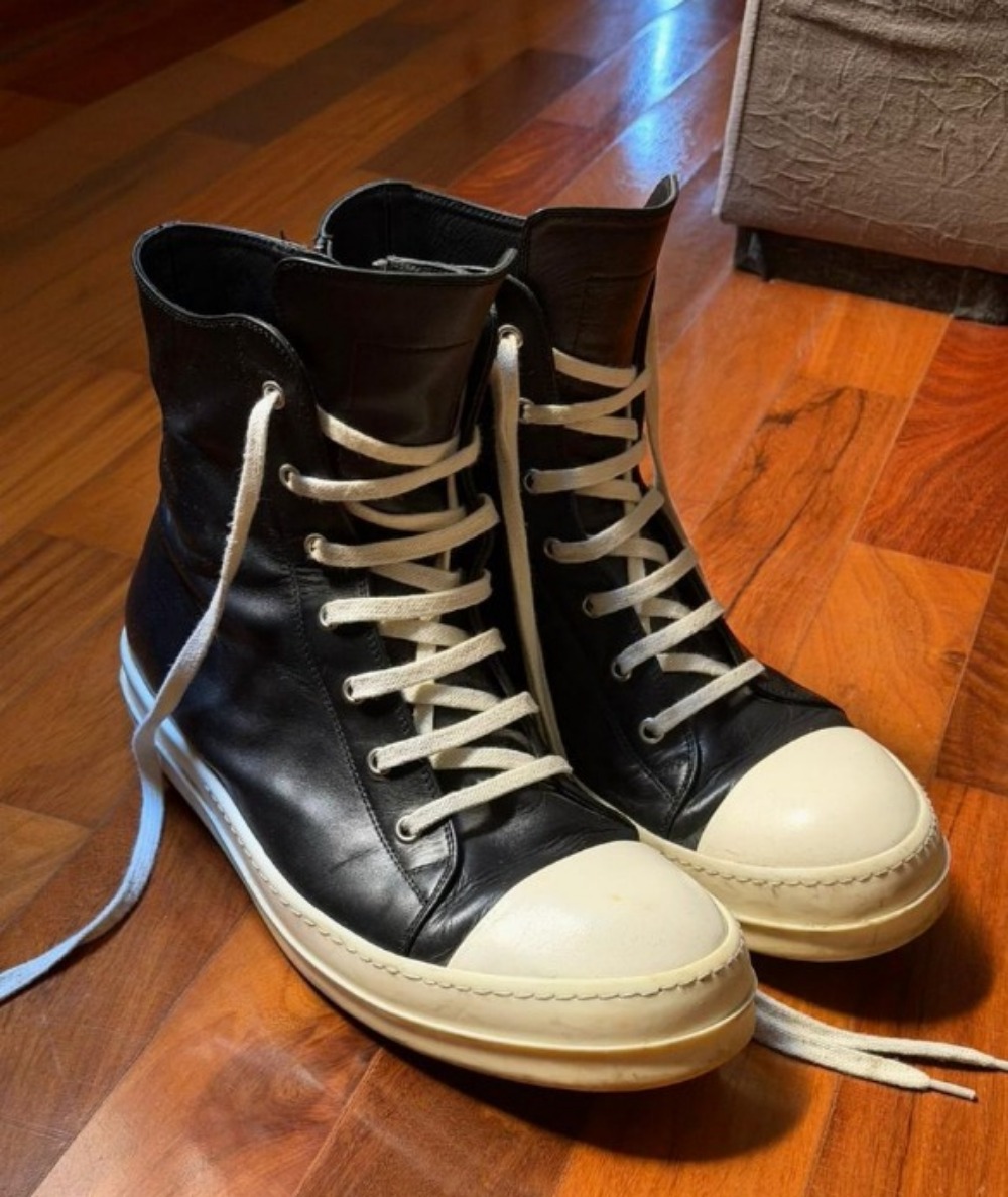 Rick Owens Mainline High Top Sneakers