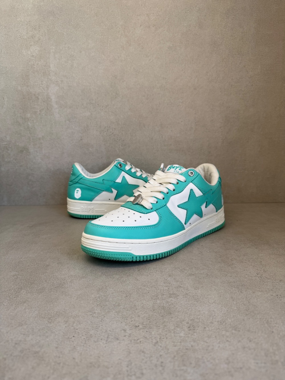 A Bathing Ape Bape Sta White Green