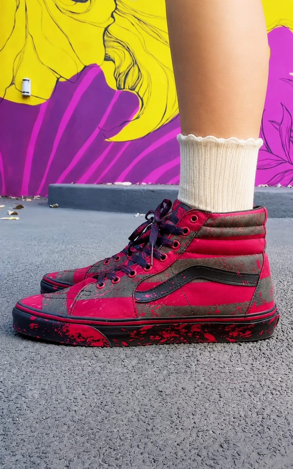 Vans SK8-Hi Horror Nightmare On Elm Street — 38, Usado