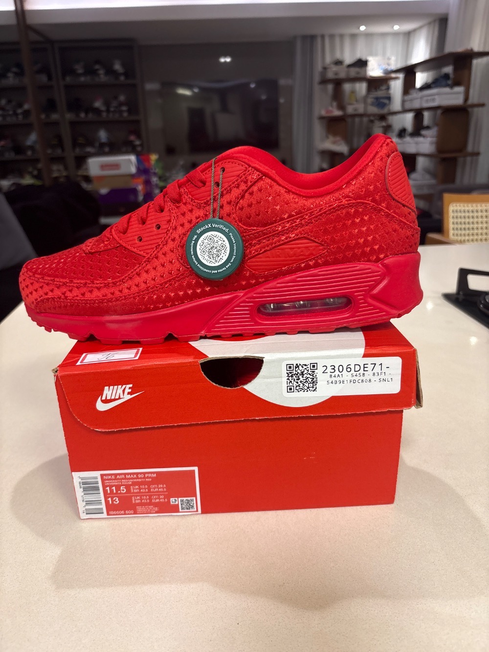 Nike Air Max 90 Premium Valentine’s Day University Red — 43.5, Novo
