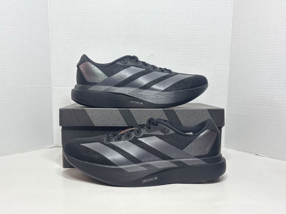 adidas Adizero Evo SL Core Black Grey Four Impact Orange — 38 / 39 / 40 / 40.5 / 41 / 42.5 / 43 / 43.5 / 44, Novo