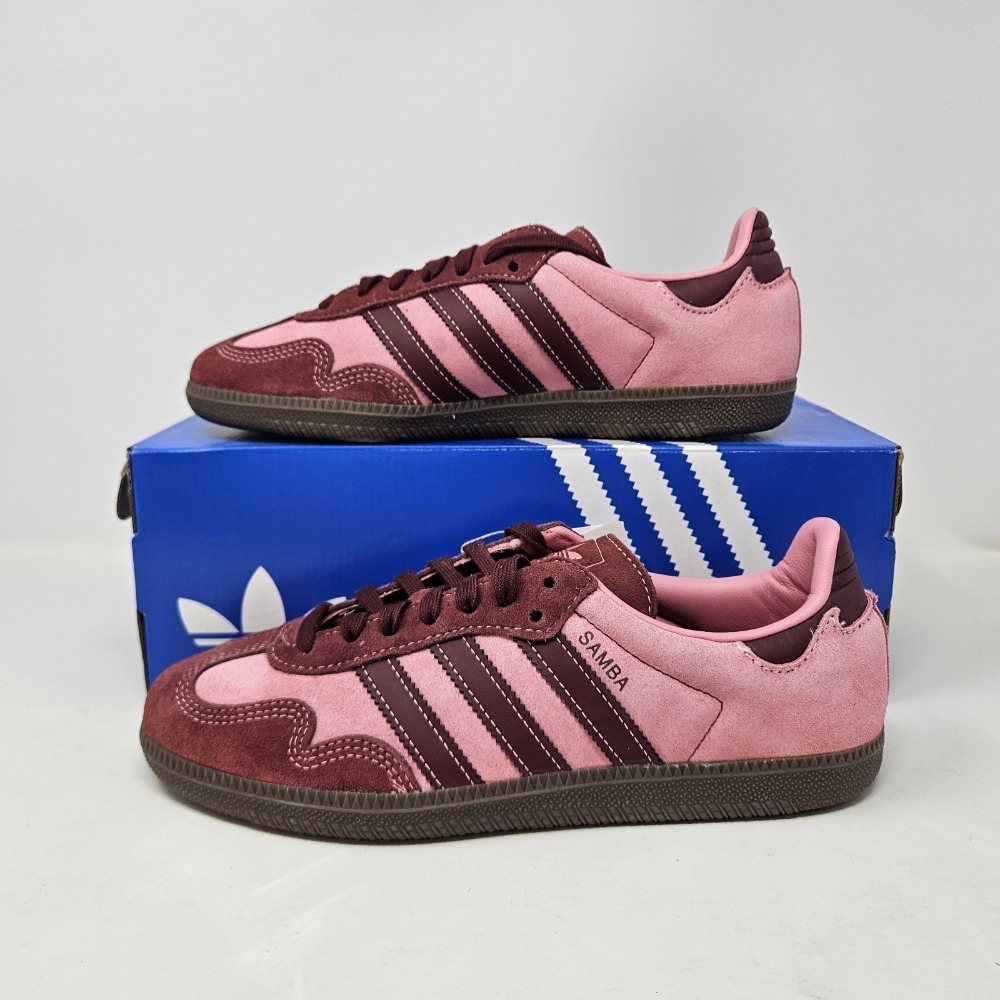 adidas Samba OG Pink Spark Shadow Red Gum — 34 / 35 / 35.5 / 36 / 37 / 38 / 39 / 39.5 / 40 / 40.5, Novo