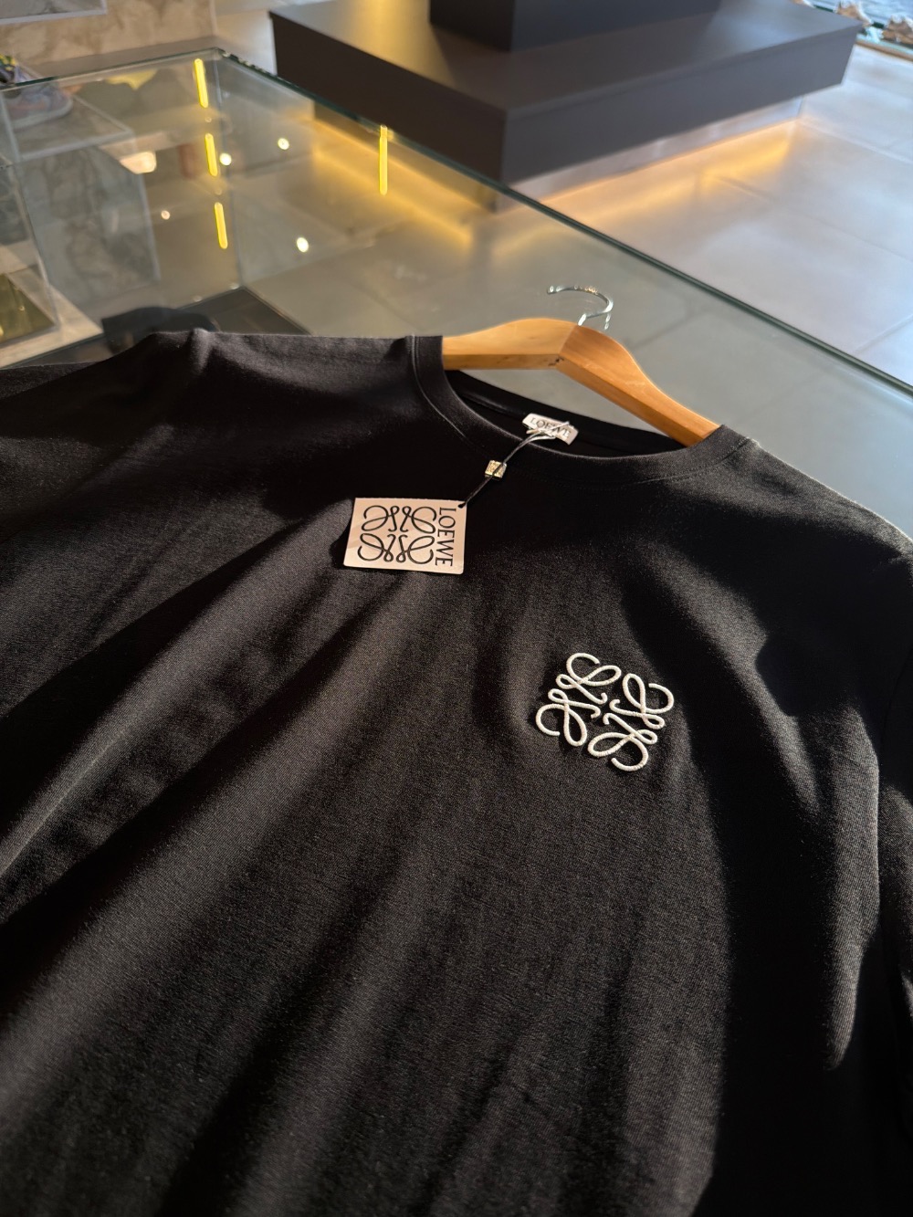 Loewe Camiseta black anagram