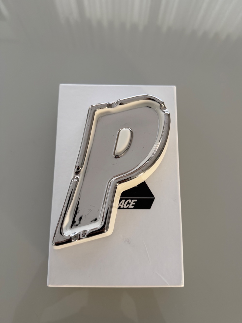 Cinzeiro Palace P-Ashtray White Silver — Único, Novo
