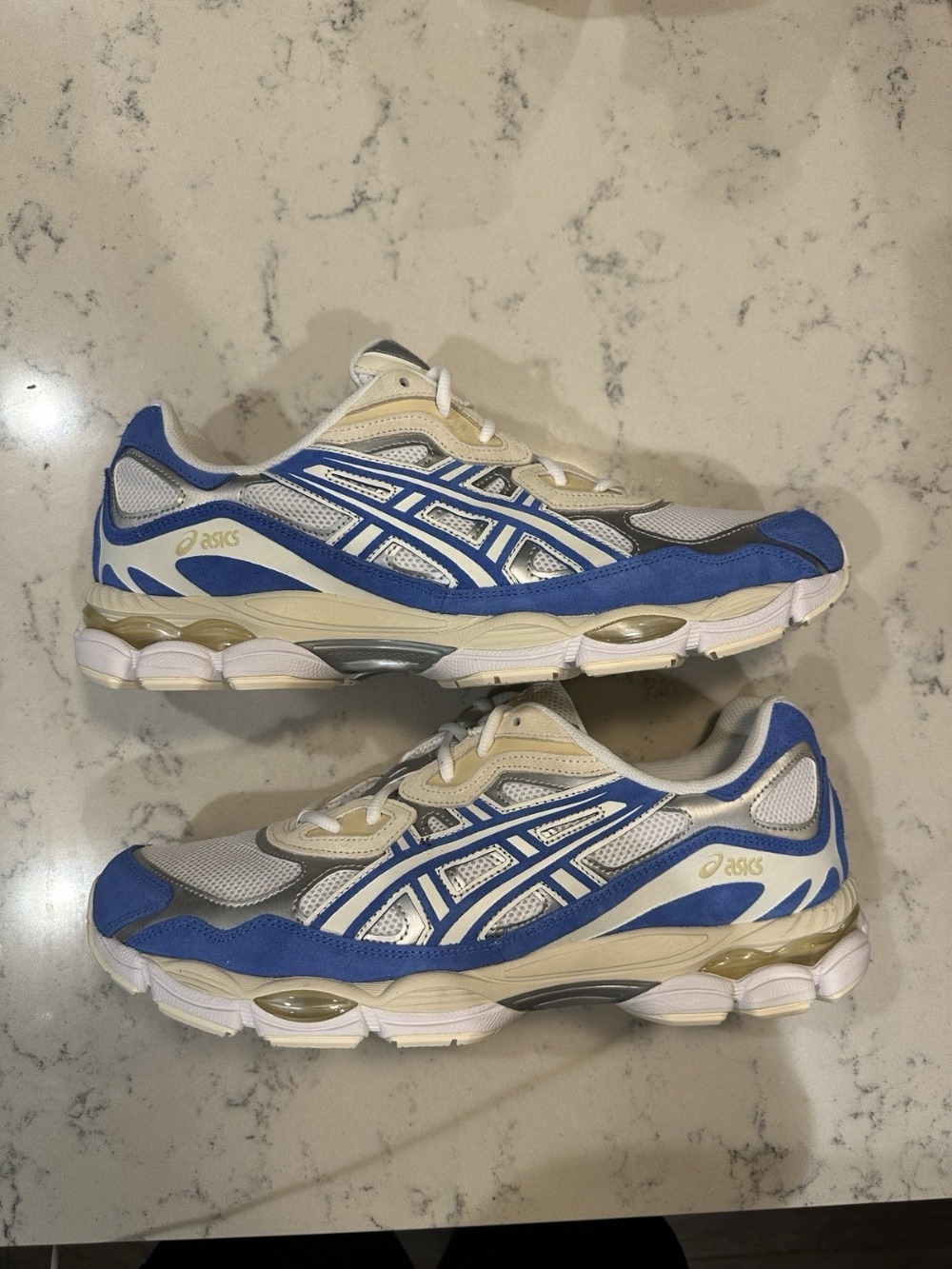 Asics Gel-NYC White Blue — 38 / 39 / 39.5 / 40 / 40.5 / 41 / 42 / 42.5 / 43 / 43.5 / 44, Novo