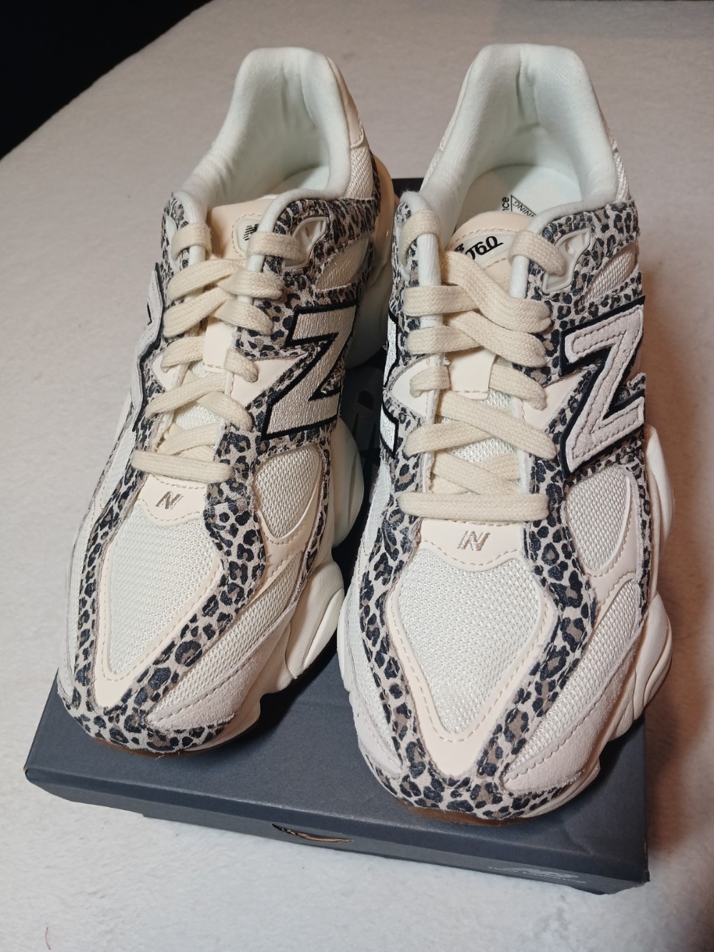 New Balance 9060 ASOS Exclusive Beige Brown Leopard Print — 38 / 39 / 39.5 / 40 / 40.5 / 41 / 42 / 42.5 / 43 / 43.5 / 44, Novo