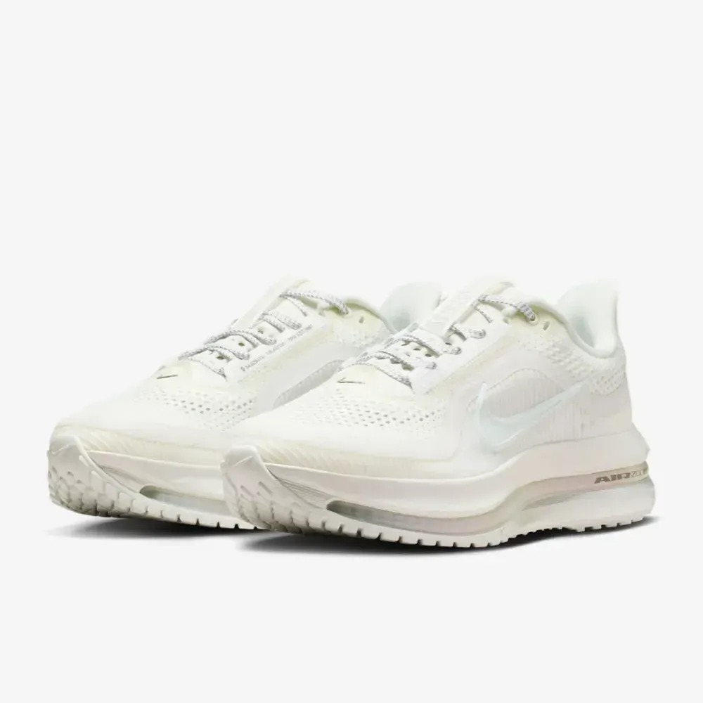 Nike Air Zoom Pegasus Premium Summit White Pure Platinum Feminino — 34 / 35 / 35.5 / 36 / 37 / 37.5 / 38 / 39 / 39.5 / 40 / 40.5, Novo