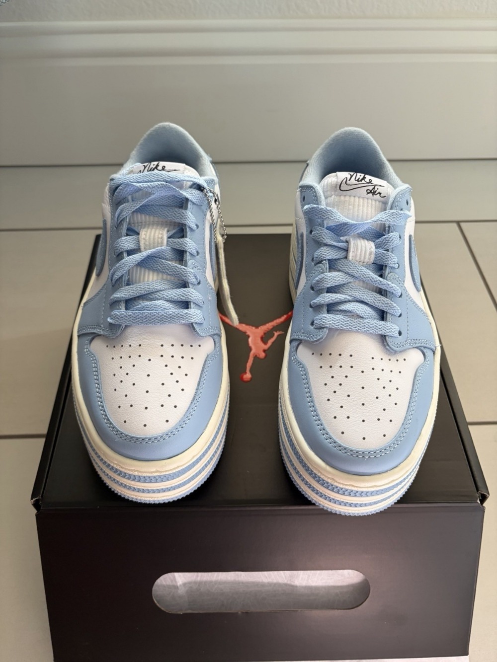 Air Jordan 1 Triple Stack Psychic Blue White — 36 / 37 / 37.5 / 38 / 39 / 39.5 / 40 / 40.5 / 41 / 42 / 42.5, Novo
