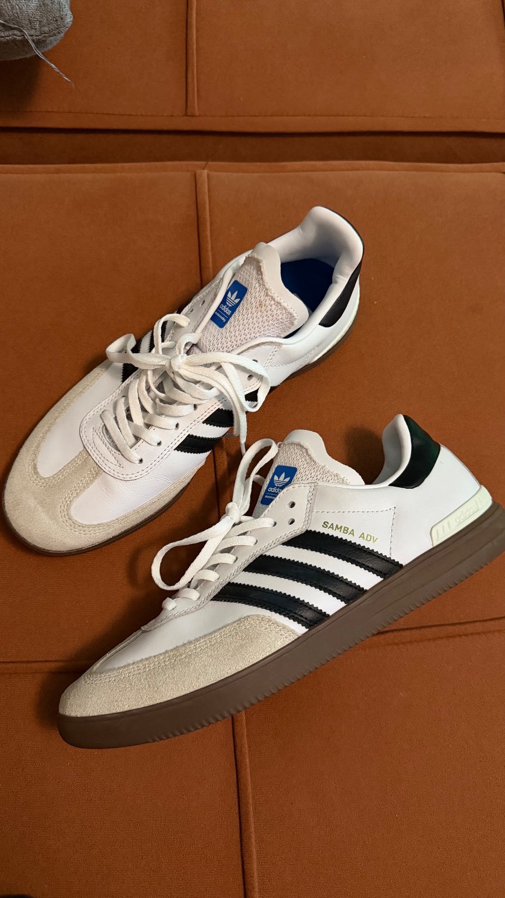 adidas Samba ADV Cloud White Gum — 40 / 40.5, Novo
