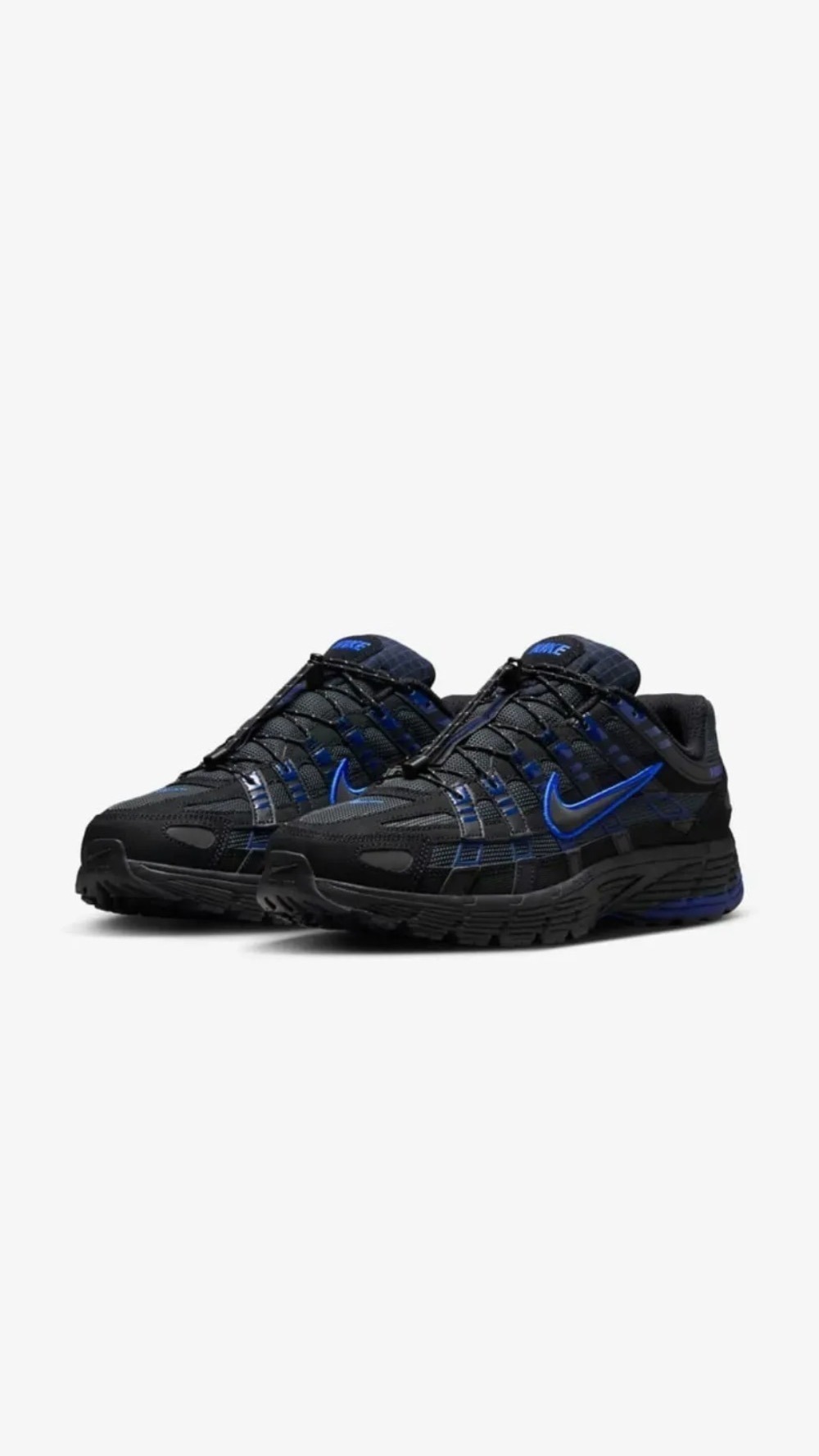Nike P-6000 Black Anthracite Blue Void Racer — 40 / 40.5 / 41 / 42 / 43 / 43.5, Novo
