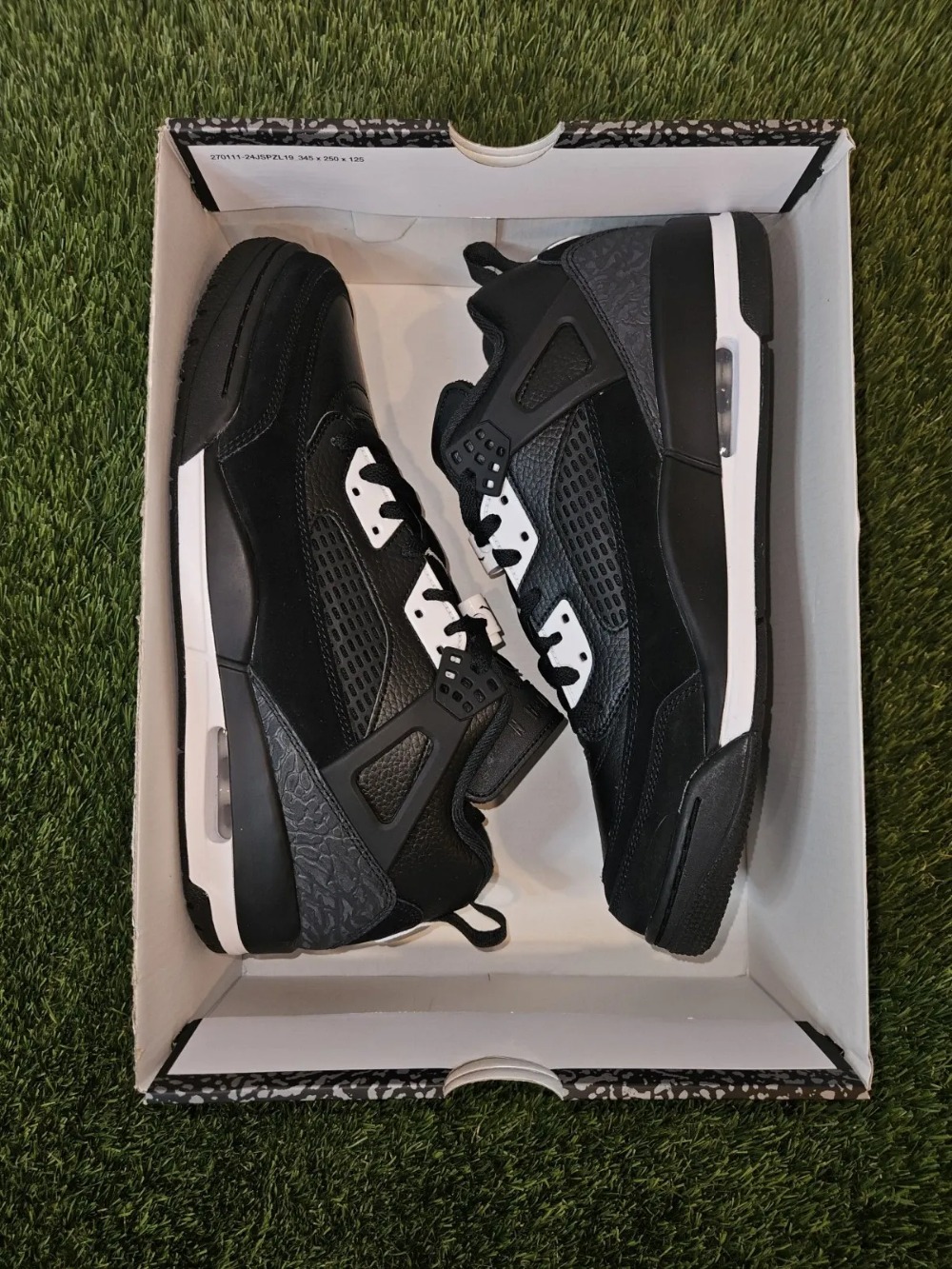 Jordan Spizike Low Oreo Black White — 38 / 39 / 39.5 / 40 / 40.5 / 41 / 42 / 42.5 / 43 / 43.5 / 44, Novo