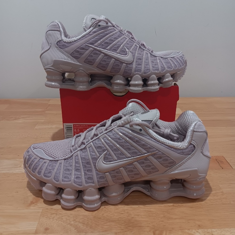 Nike Shox TL Particle Rose Metallic Silver — 34 / 35 / 35.5 / 36 / 37 / 38 / 39 / 39.5 / 40 / 40.5 / 41 / 42 / 42.5, Novo