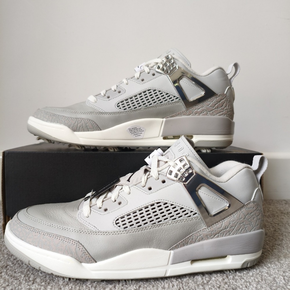 Air Jordan Spizike Low Golf Light Iron Ore Neutral Grey Sail Black — 37 / 38 / 39 / 39.5 / 40 / 40.5 / 41 / 42 / 42.5 / 43, Novo