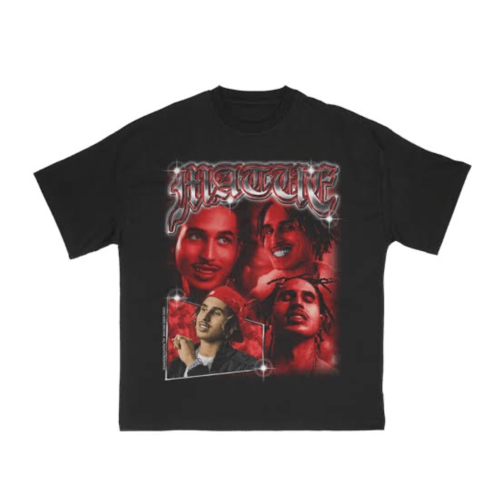 Camiseta Aged Archive Matuê Preta