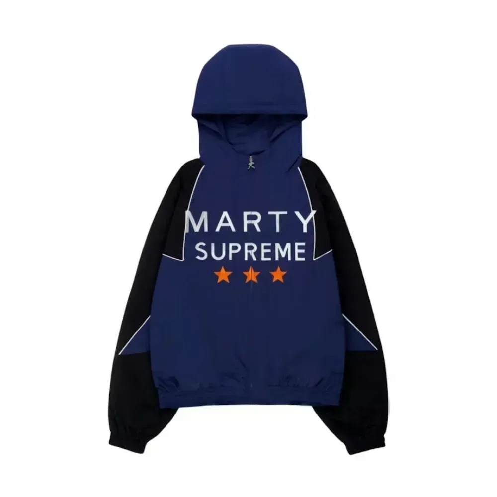Marty Supreme A24 x Nahmias Jaqueta Classic Warm Up Navy — P / M / G / XG, Novo