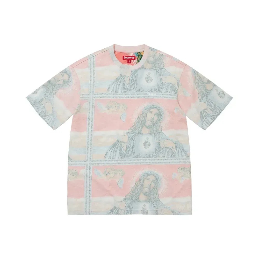Camiseta Supreme Jesus S/S Multicolor FW25-W19 — P / M / G / XG / XXG, Novo