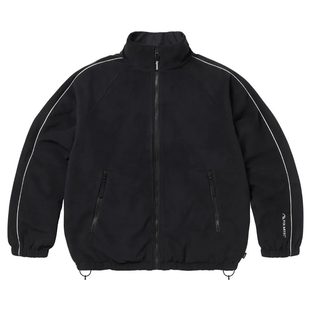 Polartec x Supreme Jaqueta Reversible Track Black FW25-W19 — P / M / G / XG, Novo