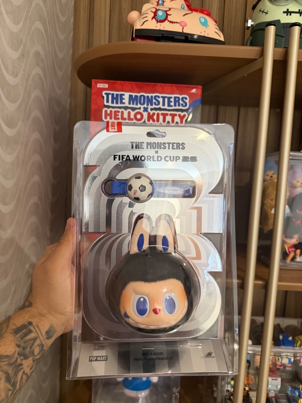 FIFA x Pop Mart Labubu The Monsters Vinyl Plush Pendant