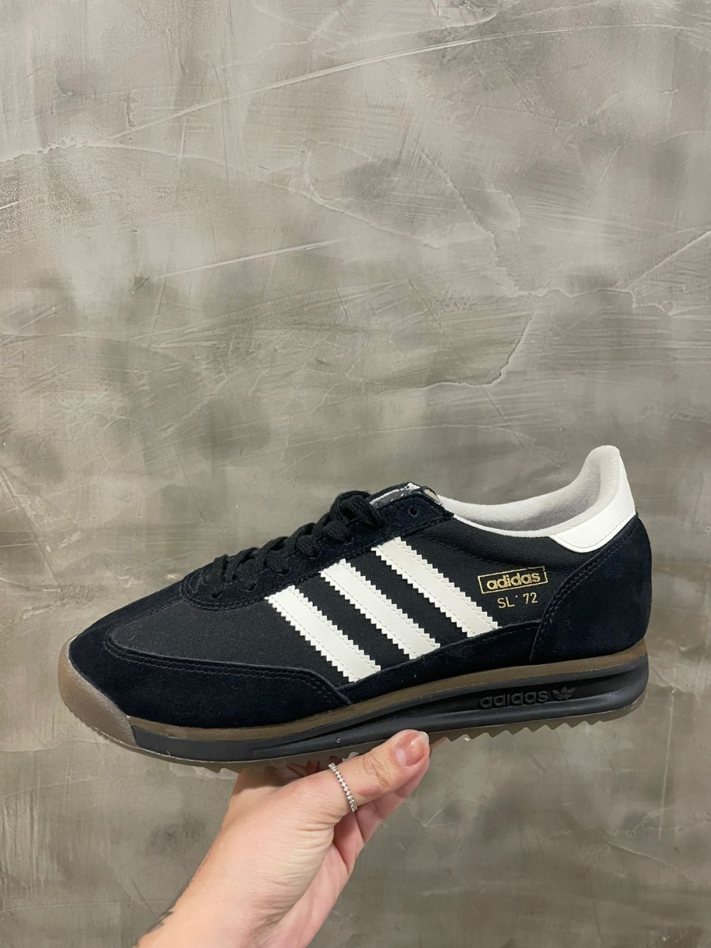 adidas SL 72 RS Core Black Off White Cargo Brown — 37 / 38 / 39 / 40 / 41 / 42 / 43, Novo