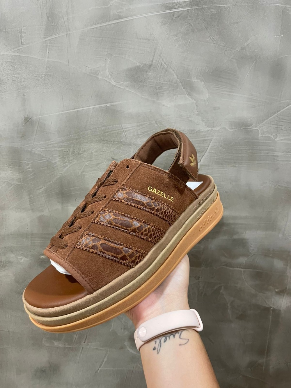 Adidas Gazelle Bold Sandals - Droper